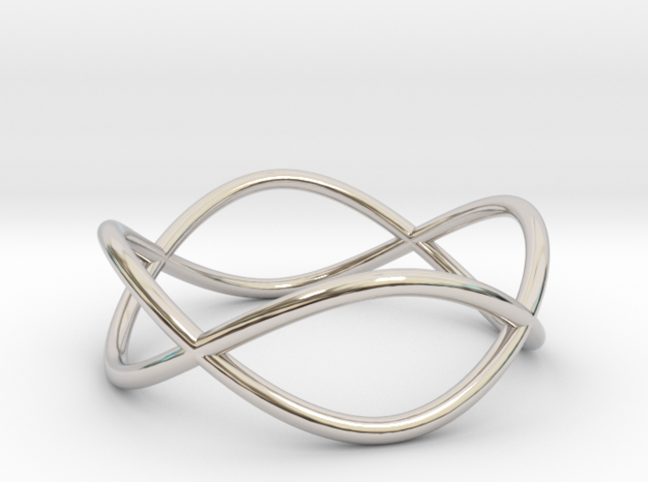 Size 9 Infinity Ring 3d printed