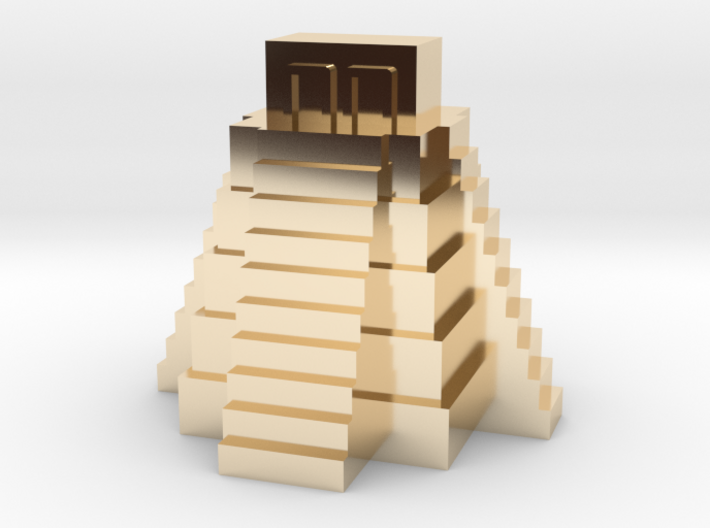 Ziggurat, Mayan Temple 3d printed