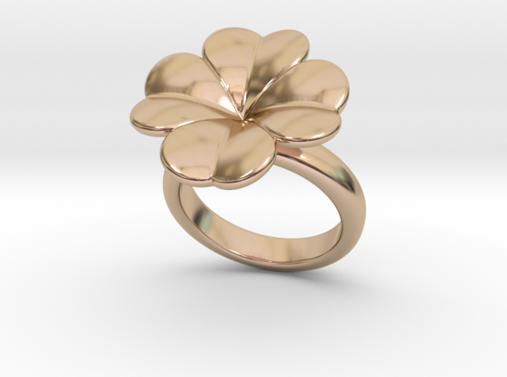 Lucky Ring 17 - Italian Size 17 3d printed