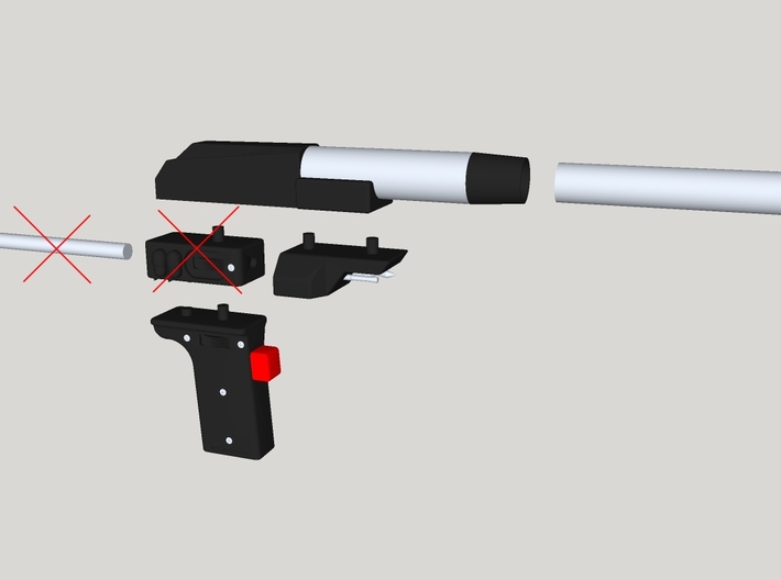 Supertrooper/Pre-Pro #1 Sling Gun Parts (no should 3d printed 