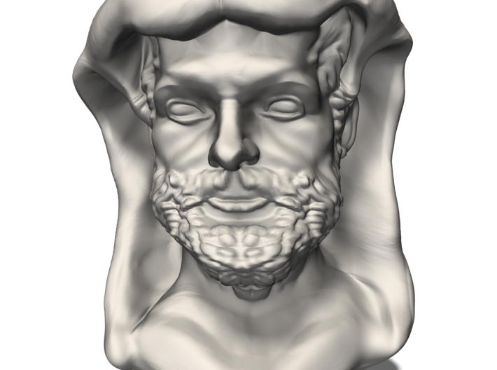 Hercules bust 3d printed 