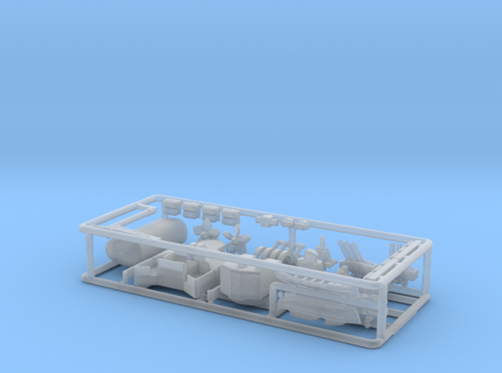 HMS Torquay Upgrade kit. Late version. 1/500 scale 3d printed