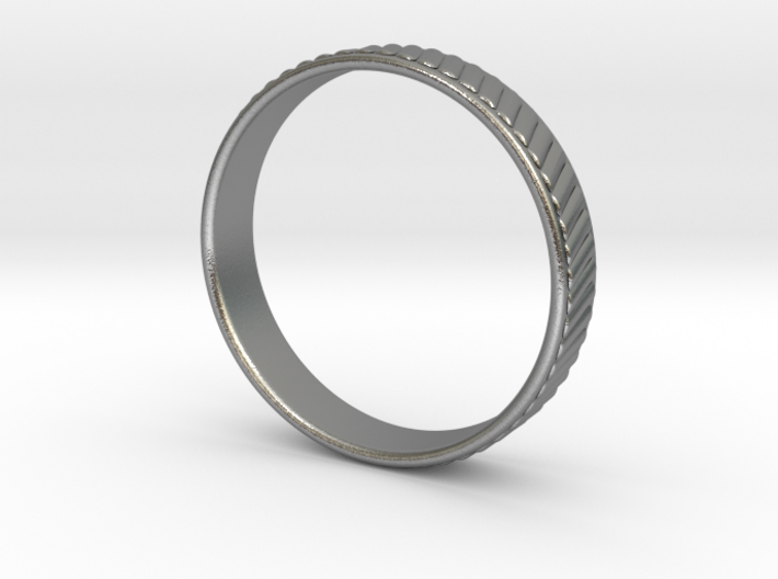 Ø0.768 inch Ø19.51 Corrugated Ring 3d printed