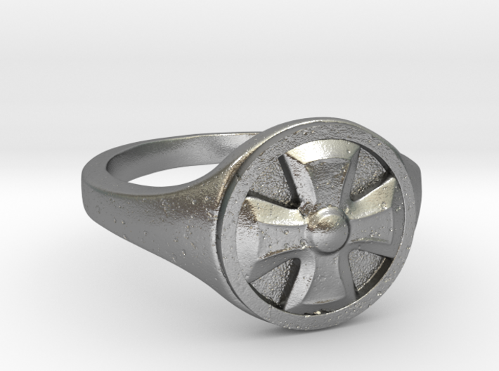 Ring Templier : Croix de Malte // Size US 10 3/4 3d printed 