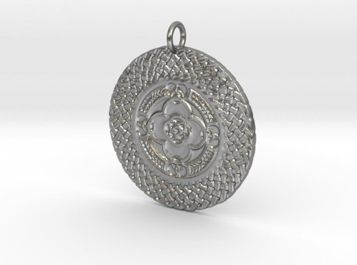 Celtic Shield Medallion 3d printed