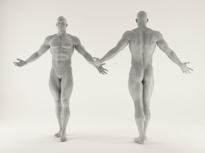 2016016-Strong man scale 1/10 3d printed