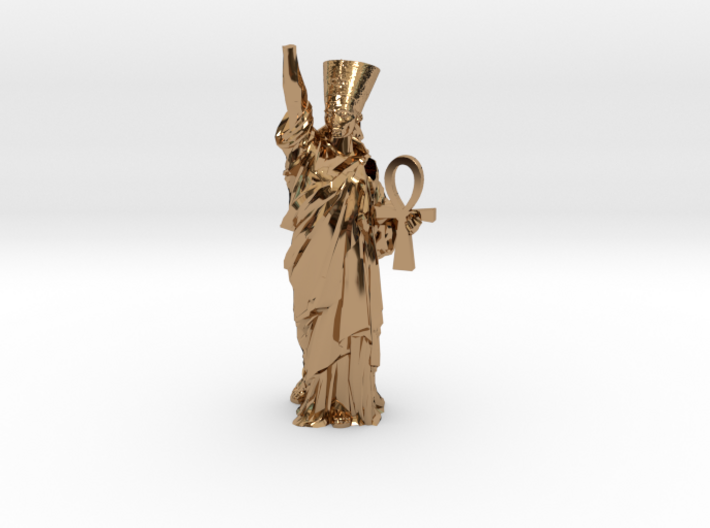 Nefertiti Liberty pendant 3d printed
