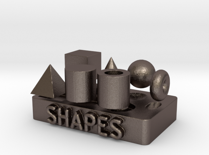 Collection of Primitive Shapes 3d printed