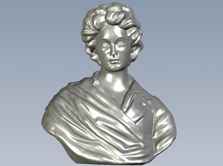 1/9 scale Percy Bysshe Shelley bust 3d printed
