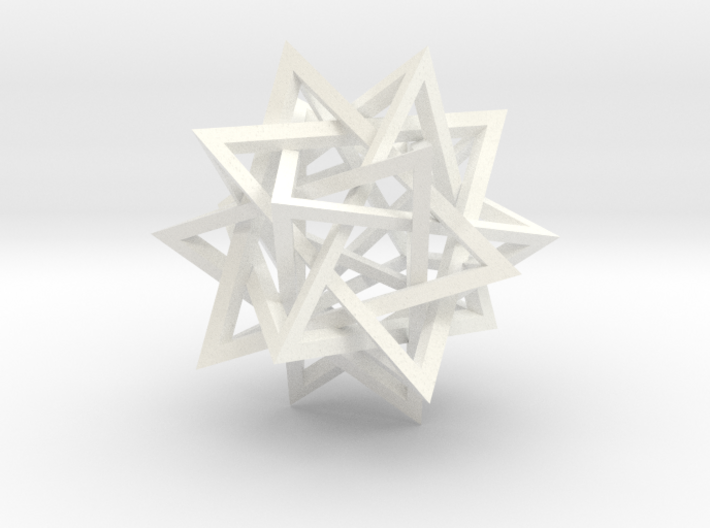 Five Intersecting Tetrahedrons Assembly 3d printed 
