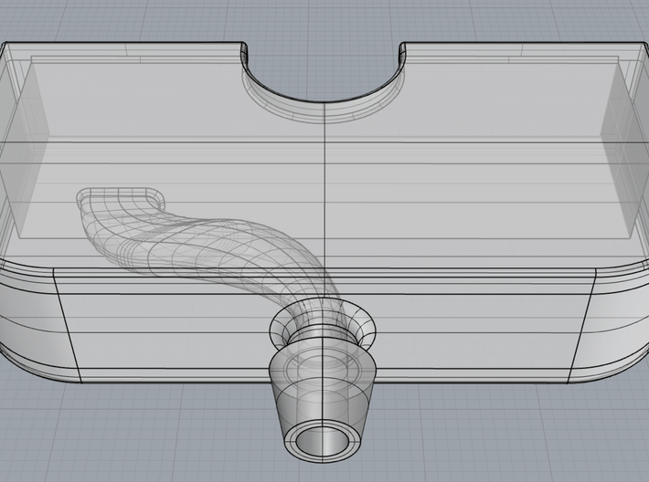iPhone Stethoscope Attachment 3d printed CAD Rendering