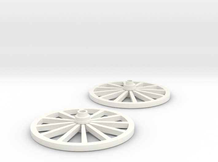 Wagon Wheels in 1/35 scale 3d printed