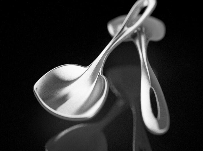 Square Spoon 3d printed 