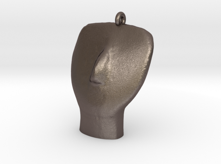 Cycladic Head Pendant 3d printed