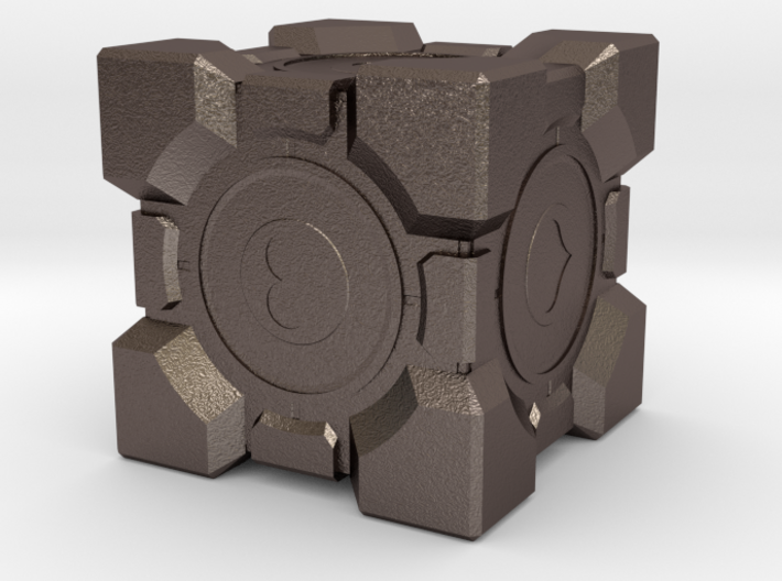 Aperture Science Weighted Companion Cube 3d printed
