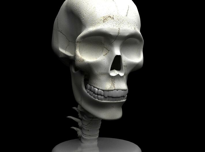 Skull - 4&quot; tall 3d printed