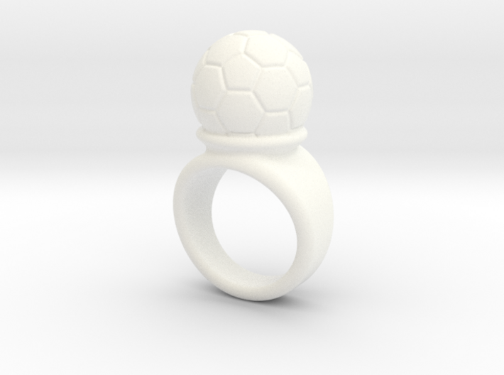 Soccer Ball Ring 14 - Italian Size 14 3d printed