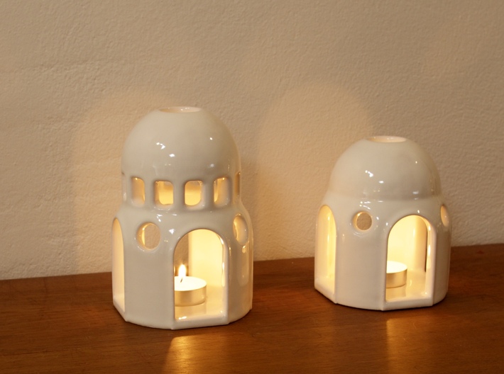 Dome Lantern - Extended version 3d printed Dome Lantern - Extended version (to the left)