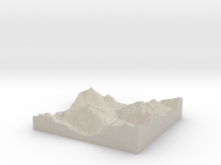 Model of Whistler 3d printed
