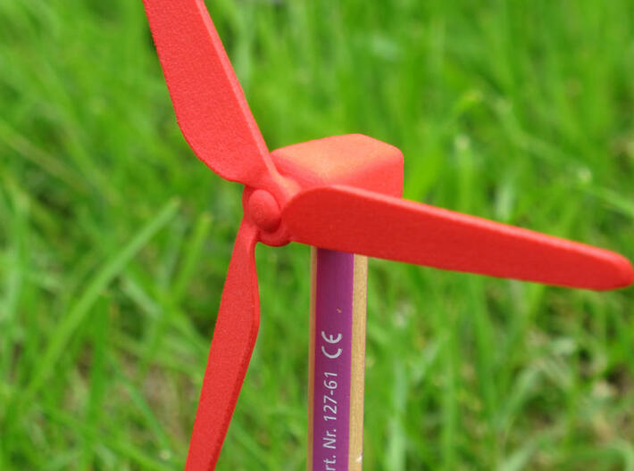 Chopstick Windmill - Slim blades 3d printed 