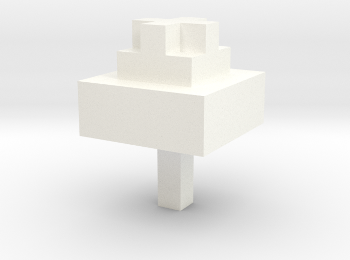 Minecraft Inspired Tree 3d printed