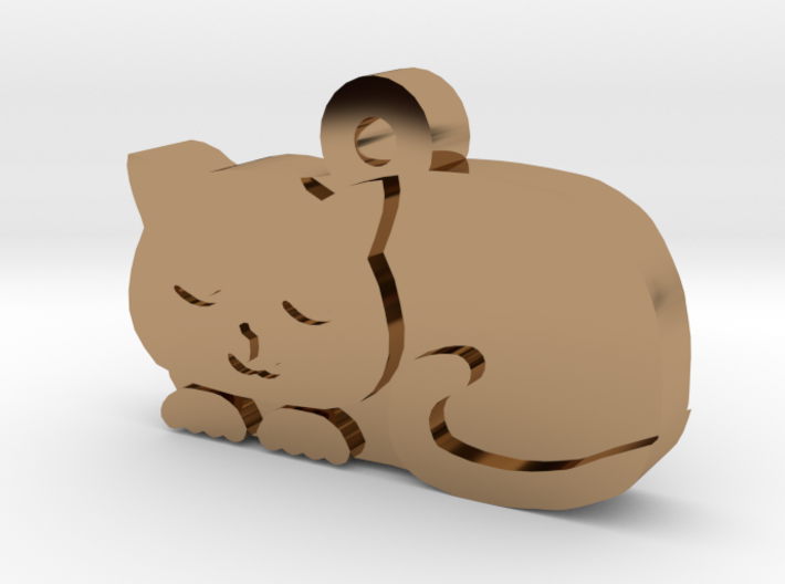 Cat Charm 3d printed