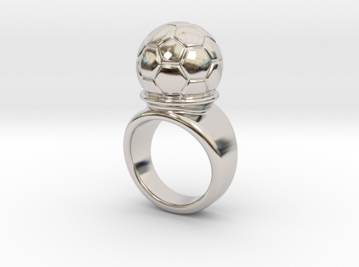 Soccer Ball Ring 30 - Italian Size 30 3d printed