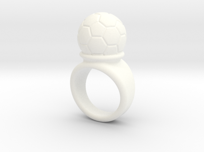 Soccer Ball Ring 32 - Italian Size 32 3d printed