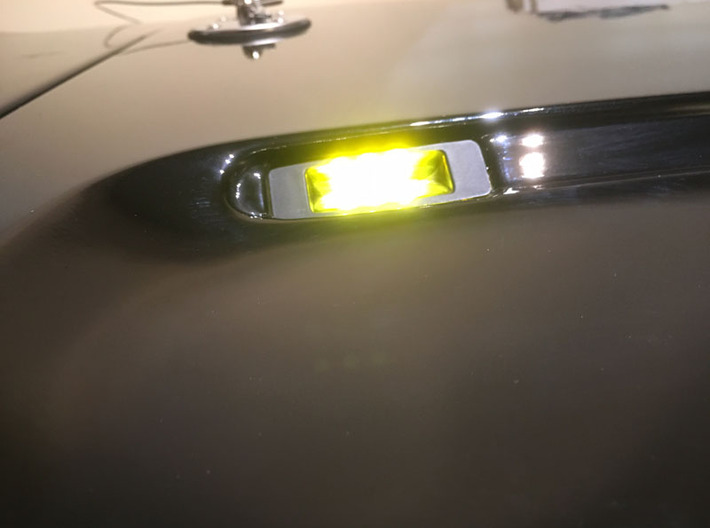 68-69 Charger Hood turn signal LED housing Single 3d printed 