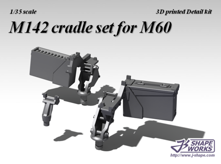 1/35 M142 Cradle set for M60 GPMG 3d printed
