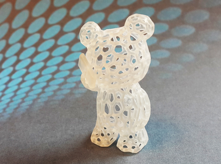 Phoneholic Bear Pendant - Big 3d printed
