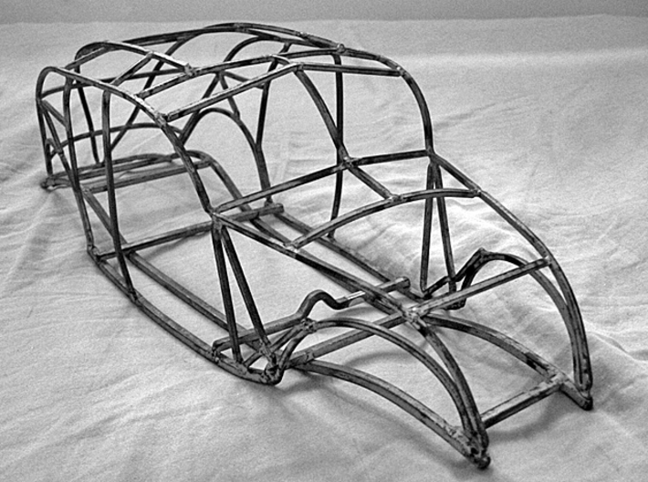1934 Chrysler Airflow Dealer Promo 16" Frame model 3d printed 1934 metal frame model that was laser scanned to produce the plastic replica that you will receive.