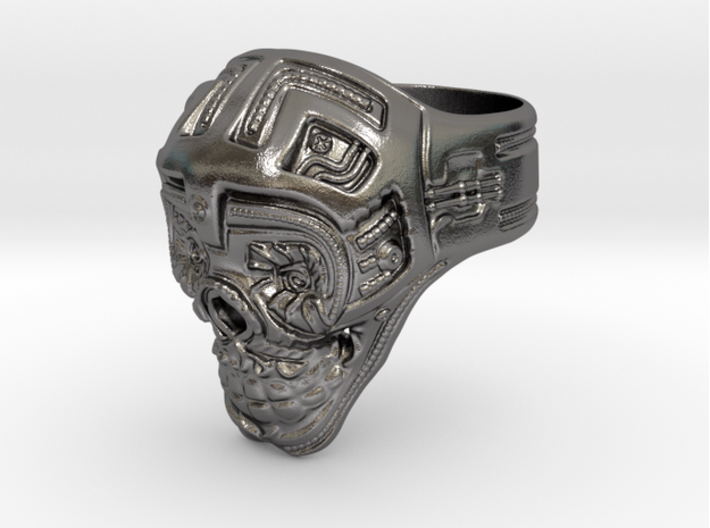 Skull Ring 2016 3d printed 