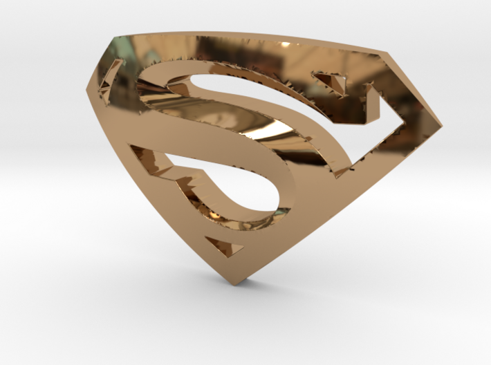 Superman Emblem 3d printed