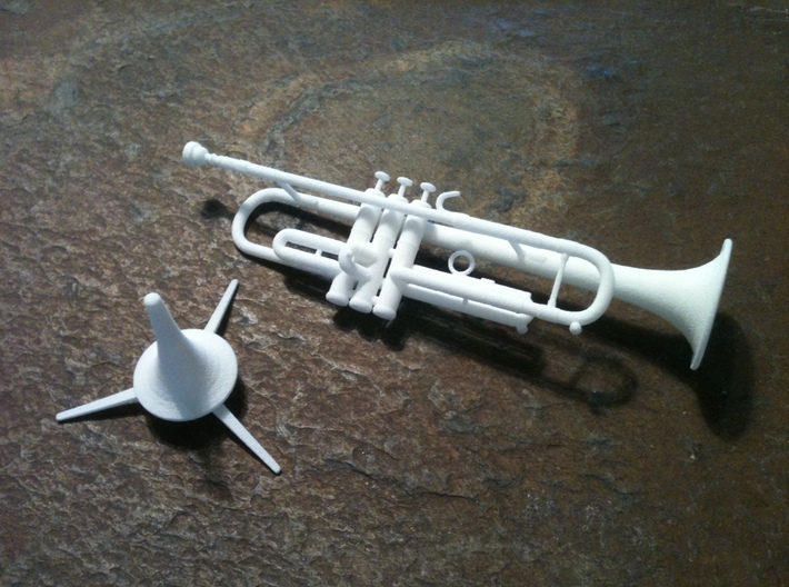 Mini Trumpet Stand (for "Michael's Mini Trumpet") 3d printed (Trumpet not included)