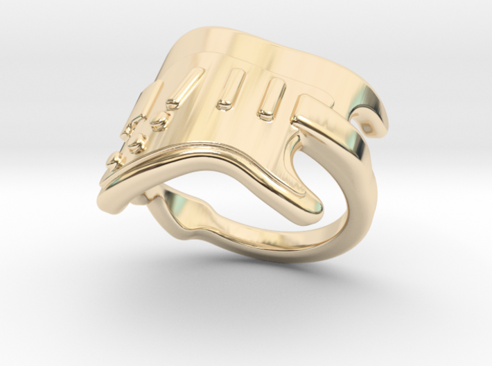 Electric Guitar Ring 29 - Italian Size 29 3d printed
