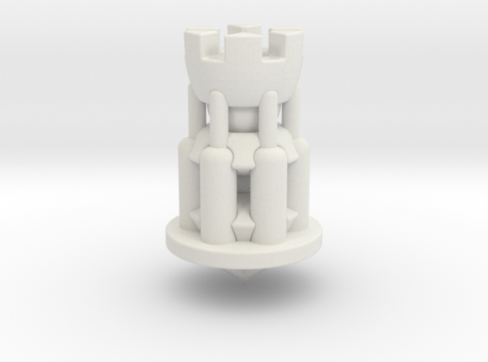 Galaxy Chess - Rook White 3d printed