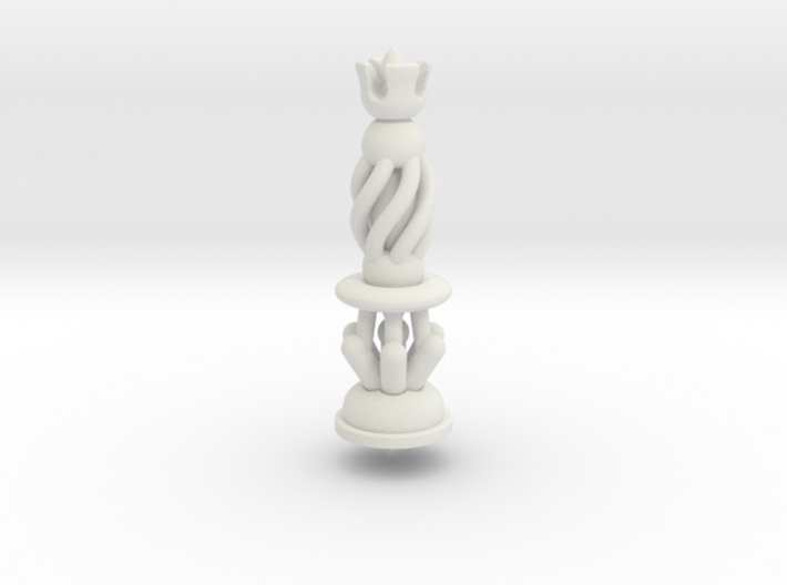 Galaxy Chess - King White 3d printed
