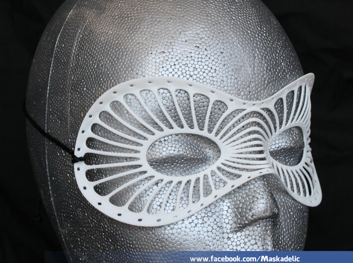 Party Mask 'Radiance' 3d printed Raydiance
