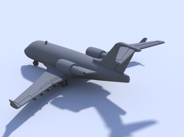 1:400 - Bombardier Challenger 604 [x2][A] 3d printed 