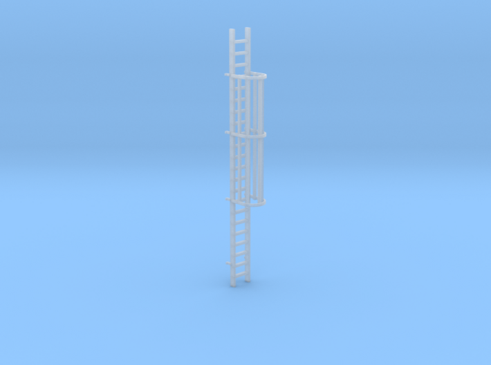 'HO Scale' - 20' Caged Ladder 3d printed