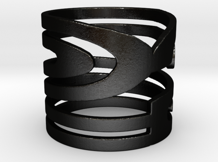 NUMBER 2 RING Size 7 3d printed
