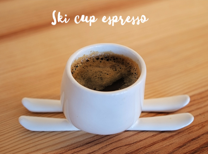 Ski cup espresso 3d printed