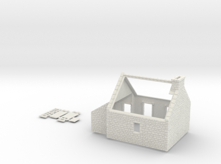 HOvMb04 - Brittany village 3d printed