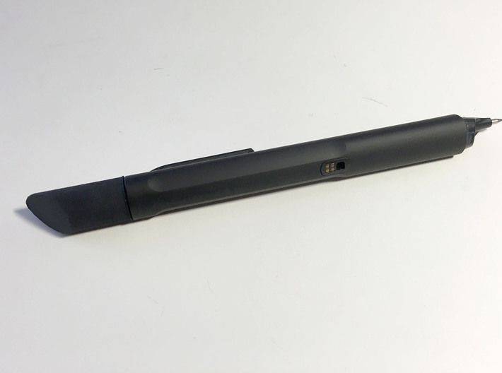 PEN CAP for Anoto Blck Ink 3d printed Snaps onto the back, too!