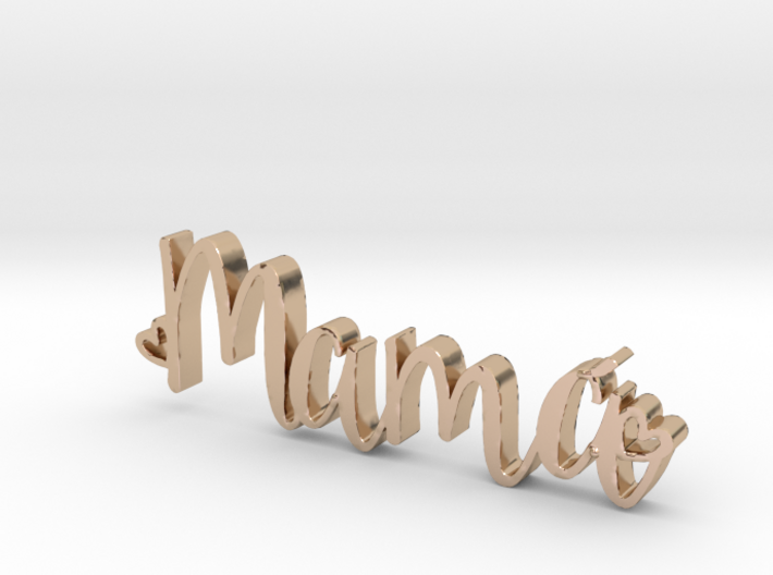 Mama letters 3d printed