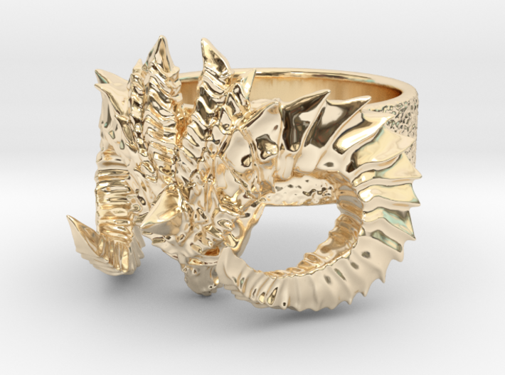 Diablo Ring (Size 3,5) 3d printed