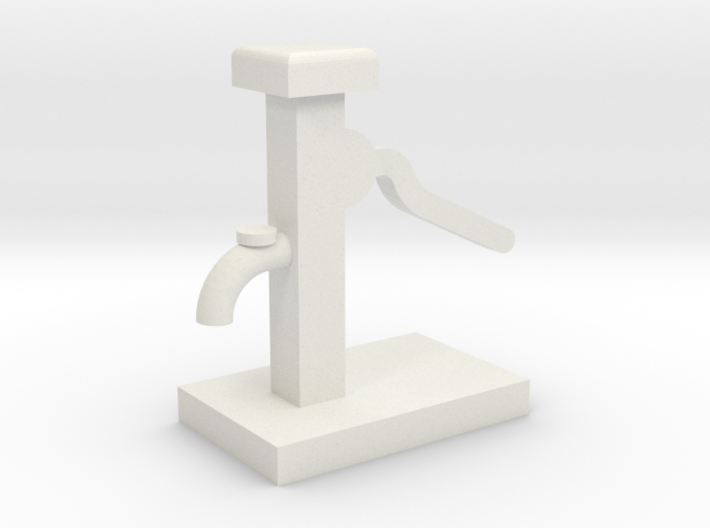 Hand Water Pump - HO 87:1 Scale 3d printed