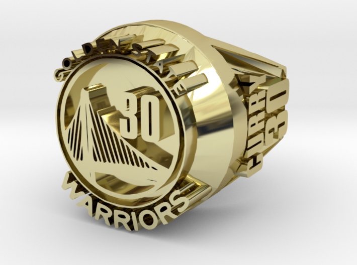 Curry 30 championship ring 3d printed