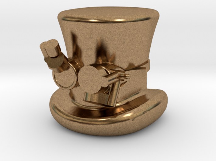 Steampunk Hat And Goggles Half Inch Game Piece 3d printed